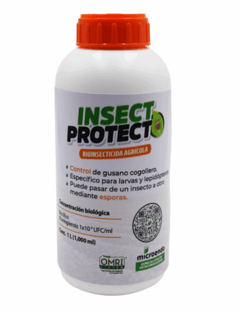 Insecticida orgánico contra lepidópteros y gusano cogollero - INSECTPROTECT Bacillus Thuringiensis